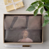 ピンク色のドレスを着た少女ダンサー 薄葉紙 (ギフト)