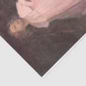 ピンク色のドレスを着た少女ダンサー 薄葉紙 (詳細)