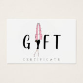 ピンク色のドレスを着てマネキンのドレスを着た少女 (正面)