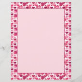 ピンク色のハート (正面)