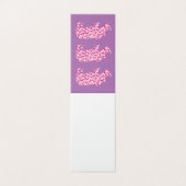 ピンク色のハート (外部フラット)