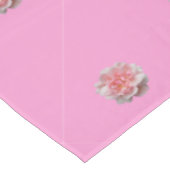 ピンク色のバラがピンク テーブルクロス (アングル)