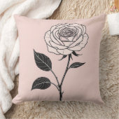 ピンク色のバラ クッション (ブランケット)