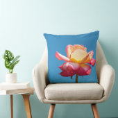 ピンク色のバラ クッション (椅子)