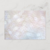 ピンク色のバラ |シルバー《写真》ぼけ味結婚の詳細 エンクロージャーカード (裏面)