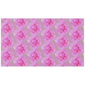 ピンク色のバラ テーブルクロス (正面(横))