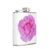 ピンク色のバラ フラスク (右)