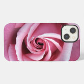 ピンク色のバラ iPhoneケース (裏面横)