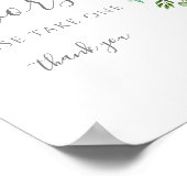 ピンク色のバルーンベイビーシャワーを一服する ポスター (角)