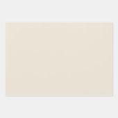 ピンク色のバーガンディーの水色の花 ラッピングペーパーシート (正面2)