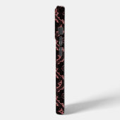 ピンク色のヒョウ柄 Case-Mate iPhoneケース (裏面 / 左)