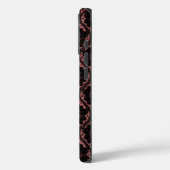 ピンク色のヒョウ柄 Case-Mate iPhoneケース (裏面 / 左)