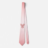 ピンク色のフェニックスレッド飛行 ネクタイ (正面)