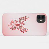 ピンク色のフェニックスレッド飛行 Case-Mate iPhoneケース (裏面(横))