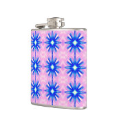 ピンク色のフラスコの青い星 フラスク (左)