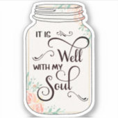 ピンク色のフローラ瓶だ シール (正面)