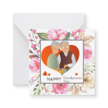 ピンク色のフローラ祖父母の日