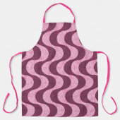 ピンク色のポルトガルの敷石の舗装波 エプロン (正面)