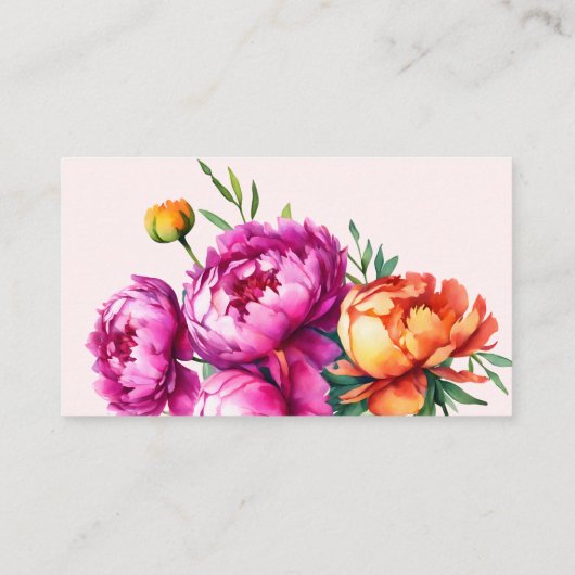 ピンク色のマゼンタブライダル表示シャワー エンクロージャーカード (裏面)