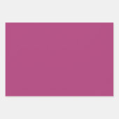 ピンク色のマゼンタ色のフローラ ラッピングペーパーシート (正面2)