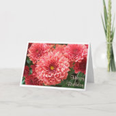 ピンク色のママ カード (正面)