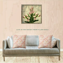 ピンク色のユリファンタジー