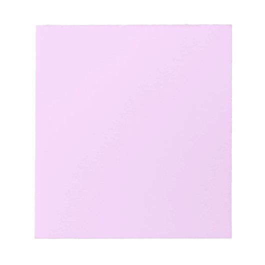 ピンク色のライトピンク以外の全てのピンク ノートパッド (正面)