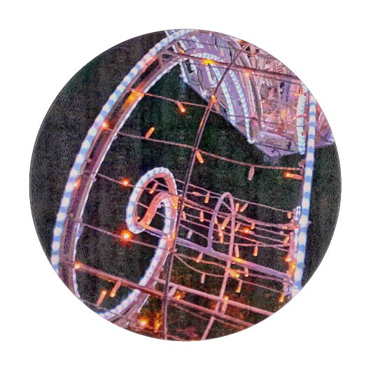 ピンク色のライト カッティングボード (正面)