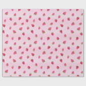 ピンク色のラッピング紙 ラッピングペーパー (フラット)