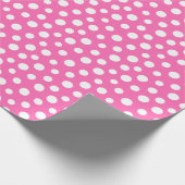 ピンク色のラッピング紙 ラッピングペーパー (角)