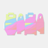 ピンク色のレインボー数々のカラーのプライド月用ストリップ フェイバーボックス (折り畳みなし)