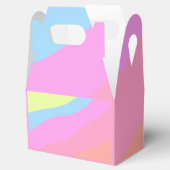 ピンク色のレインボー数々のカラーのプライド月用ストリップ フェイバーボックス (オープン)