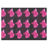 ピンク色のローズキャンディ。 テーブルクロス (正面(横))