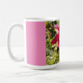 ピンク色のローズ#2 コーヒーマグカップ (左)