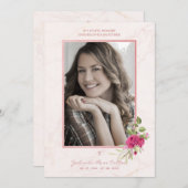 ピンク色の一つのリースを愛する追悼式 (正面/裏面)