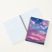 ピンク色の光の日の出 ノートブック (内部)