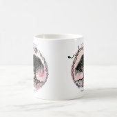 ピンク色の全方向の女神の木 コーヒーマグカップ (中央)
