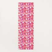 ピンク色の冬のクリスマスのミッテンス ヨガマット (裏面)