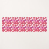 ピンク色の冬のクリスマスのミッテンス ヨガマット (正面(横))