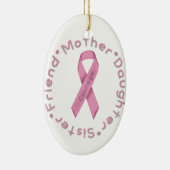 ピンク色の勇気 セラミックオーナメント (右)