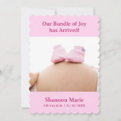 ピンク色の喜びの包みが届いた (正面)