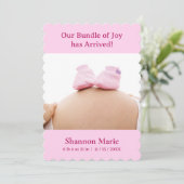 ピンク色の喜びの包みが届いた (スタンド正面)