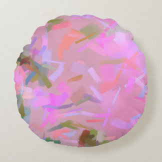 ピンク色の囁き声 ラウンドクッション
