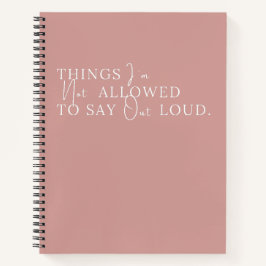 ピンク色の声で言えないこと ノートブック