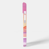 ピンク色の夕日 | 美しい海空 Case-Mate iPhoneケース (裏面 / 左)