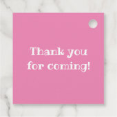 ピンク色の夜 フェイバータグ (裏面)