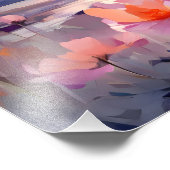 ピンク色の夢の分野 フォトプリント            (角)