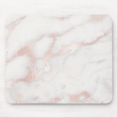 ピンク色の大理石 マウスパッド (正面)