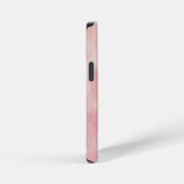 ピンク色の大理石 iPhoneケース (右側面)