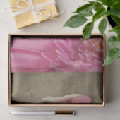 ピンク色の女性のヴィンテージ画像を持つティッシュペーパー 薄葉紙 (ギフト)